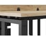 Стол офисный Kobor O1/2-160/160 black/natural 216738 6