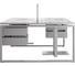 Стол офисный Kobor O1/2-160/120 aluminum/chicago 216890 5