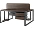 Стол офисный Kobor O1/2-160/140 black/charlston 216752 3