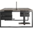 Стол офисный Kobor O1/2-160/140 black/charlston 216752 5