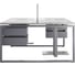 Стол офисный Kobor O1/2-160/120 graphite/chicago 216786 5