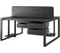 Стол офисный Kobor O1/2-160/140 black/wood 216710 3