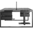 Стол офисный Kobor O1/2-160/140 black/wood 216710 5