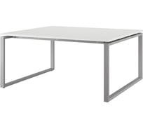 Стол офисный Kobor O1/2-160/140 aluminum/premium 216876