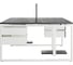 Стол офисный Kobor O1/2-160/140 white/wood 217022 5