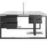 Стол офисный Kobor O1/2-160/160 black/chicago 216696 5
