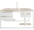 Стол офисный Kobor O1/2-160/160 white/natural 217050 5