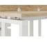 Стол офисный Kobor O1/2-160/160 white/natural 217050 6