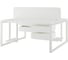 Стол офисный Kobor O1/2-160/160 white/premium 216987 3
