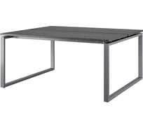 Стол офисный Kobor O1/2-160/140 graphite/wood 216814