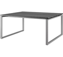 Стол офисный Kobor O1/2-160/160 aluminum/wood 216925