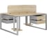 Стол офисный Kobor O1/2-160/160 aluminum/natural 216946 4