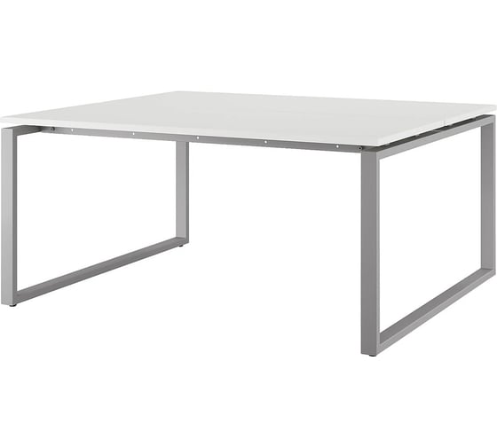 Стол офисный Kobor O1/2-140/160 aluminum/premium 216882