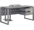Стол офисный Kobor O1-120/70 graphite/chicago 213047 3