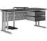 Стол офисный Kobor L1-120/70 aluminum/wood 211924 3