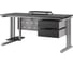 Стол офисный Kobor L1-120/70 aluminum/wood 211924 4