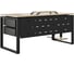 Стол офисный Kobor O1-120/70 black/natural 212985 5