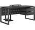 Стол офисный Kobor O1-120/70 black/wood 212964 3