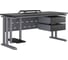 Стол офисный Kobor L1-120/70 graphite/wood 211820 3