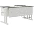 Стол офисный Kobor L1-120/70 white/chicago 212007 5