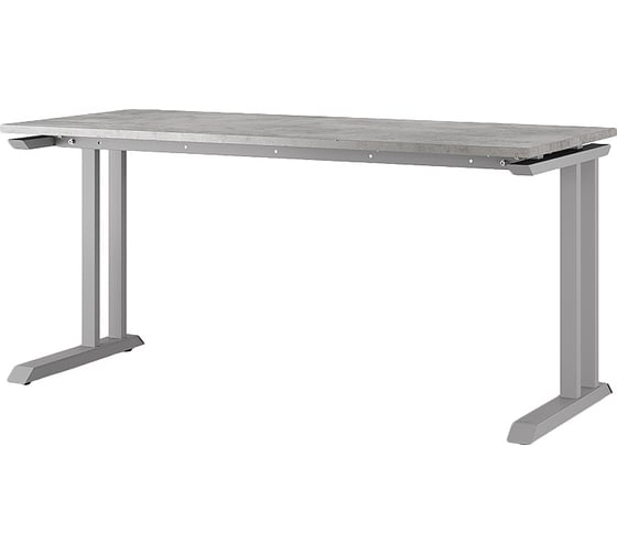 Стол офисный Kobor L1-120/70 aluminum/chicago 211903