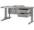 Стол офисный Kobor L1-120/70 aluminum/chicago 211903 4