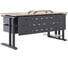 Стол офисный Kobor L1-120/70 graphite/natural 211841 5