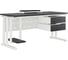 Стол офисный Kobor L1-120/70 white/wood 212028 3