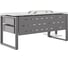 Стол офисный Kobor O1-120/70 aluminum/premium 213130 5