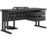 Стол офисный Kobor L1-120/70 black/wood 211716 3