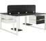 Стол офисный Kobor O1/2-120/160 white/wood 217027 4