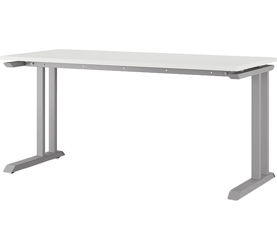 Стол офисный Kobor L1-100/80 aluminum/premium 211888