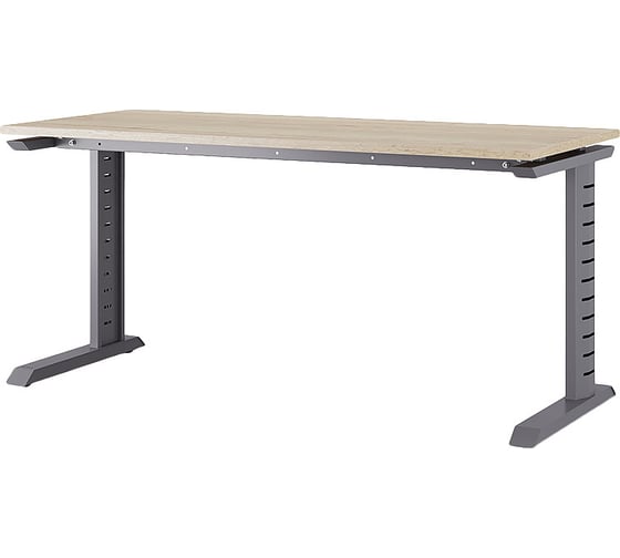 Стол офисный Kobor L2-100/70 graphite/natural 212256
