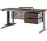 Стол офисный Kobor L2-160/60 aluminum/charlston 212377 4