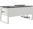 Стол офисный Kobor O1-120/70 white/wood 213276 5