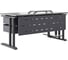 Стол офисный Kobor L1-120/70 graphite/chicago 211799 5