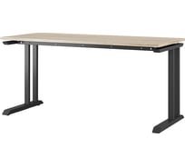 Стол офисный Kobor L1-80/70 black/natural 211735