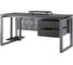 Стол офисный Kobor O1-100/60 graphite/wood 213060 4