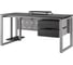 Стол офисный Kobor O1-100/80 aluminum/wood 213178 4