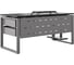 Стол офисный Kobor O1-100/80 aluminum/wood 213178 5