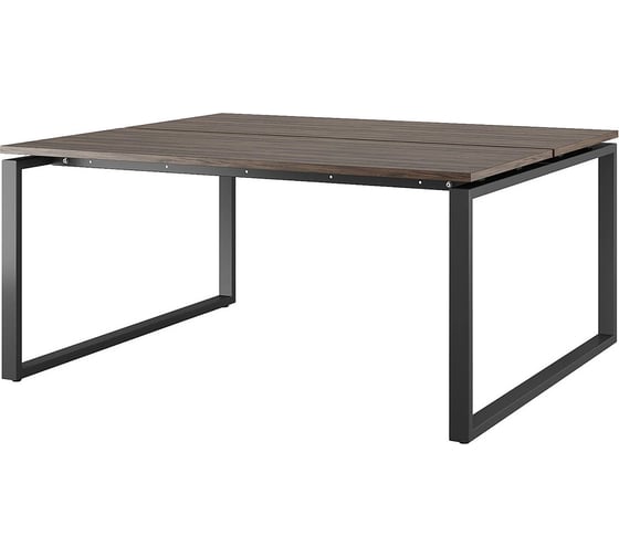 Стол офисный Kobor O1/2-100/160 black/charlston 216756