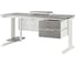 Стол офисный Kobor L2-160/60 white/chicago 212418 4