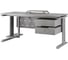 Стол офисный Kobor L2-140/60 aluminum/chicago 212313 4