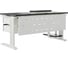 Стол офисный Kobor L2-180/60 white/wood 212440 5