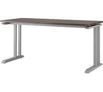 Стол офисный Kobor L1-120/60 aluminum/charlston 211959
