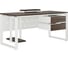 Стол офисный Kobor O1-100/80 white/charlston 213324 3