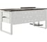 Стол офисный Kobor O1-100/80 white/charlston 213324 6