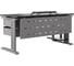 Стол офисный Kobor L2-140/60 aluminum/wood 212334 5