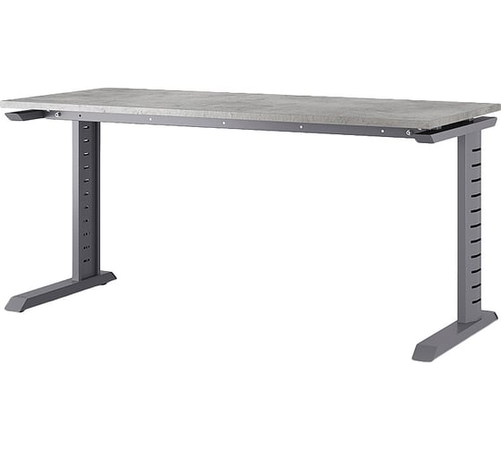 Стол офисный Kobor L2-80/80 graphite/chicago 212220