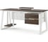 Стол компьютерный Kobor KTR-140/80 white/charlston 254158 2